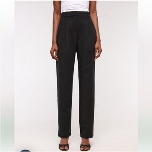 Abercrombie & Fitch Black 90’s Straight Trousers